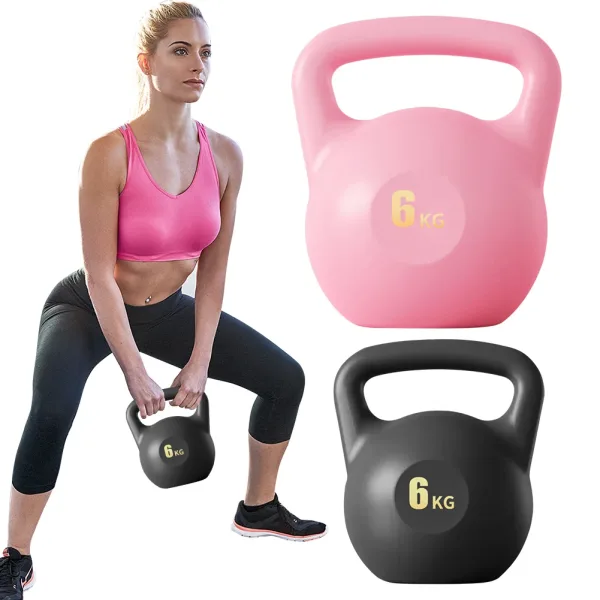 Pesas Kettlebell Suaves, Mejora Tu Gimnasio ¡Compra Ya!