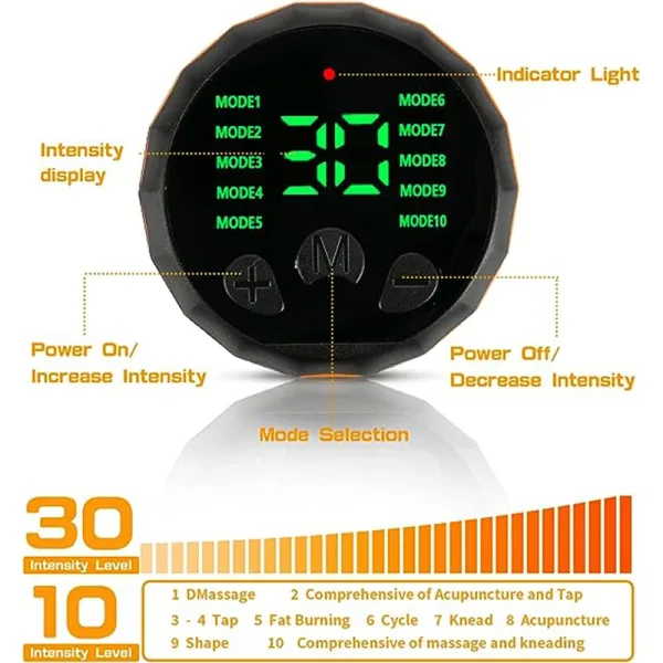 Estimulador Muscular ABS Con Vibración, ¡Actúa Ahora! - Imagen 2