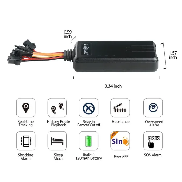 SinoTrack-ST-906L Rastreador GPS 4G Para Coche ¡Compra Ahora! - Imagen 2