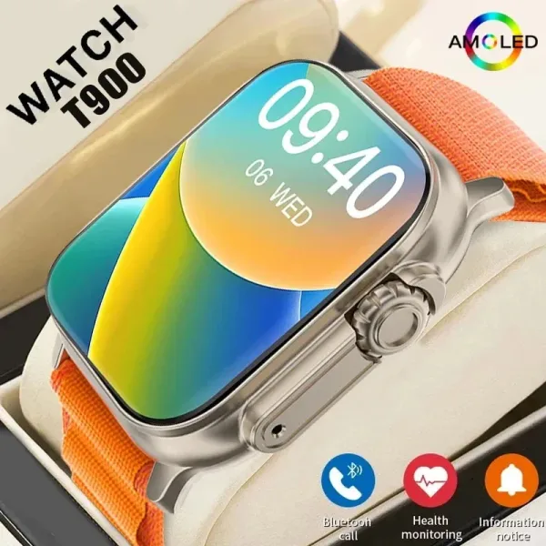 LAXASFIT T900Ultra Smart watch Bluetooth ¡Oferta Limitada, Lleva El Mejor Reloj Deportivo Ahora!