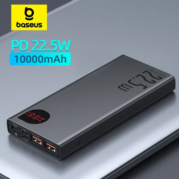 ¡Baseus Power Bank 10000mAh 22.5W PD, Carga Rápida, Aprovecha Esta Oferta Hoy Mismo!