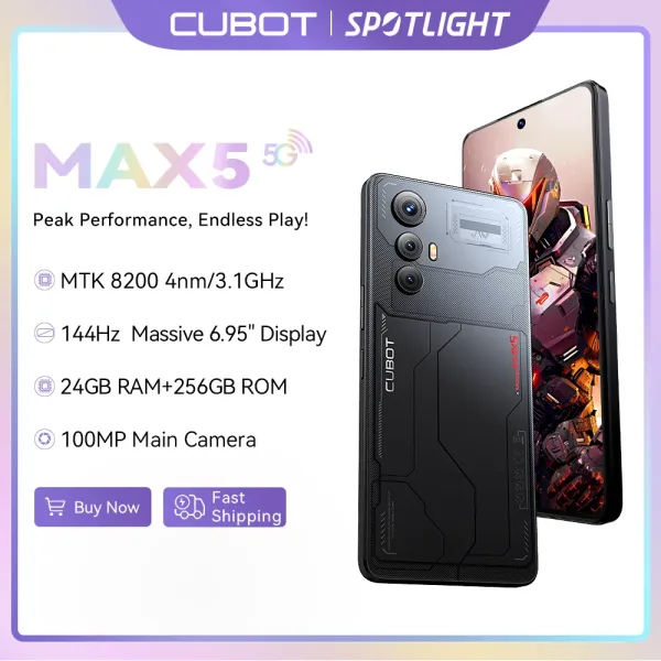 Compra Ahora Android Smartphone 5G CUBOT MAX 5 Con Descuento