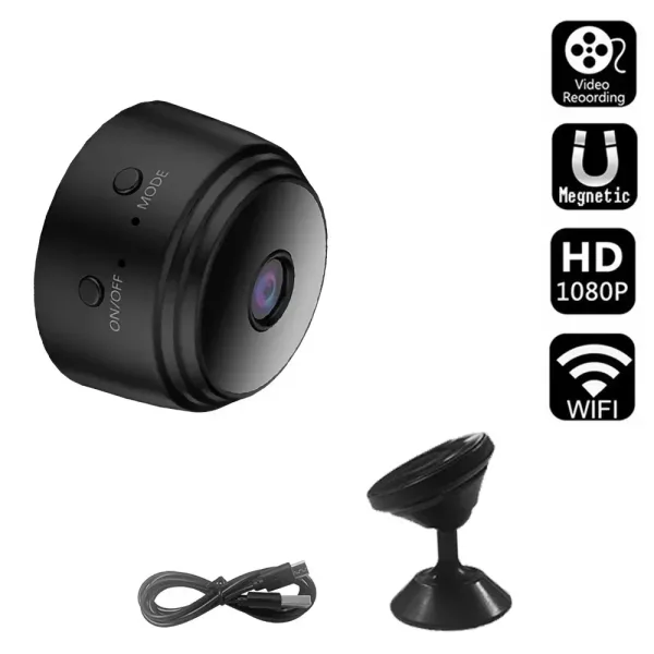 ¡Protege tu hogar ya! Mini cámara A9 HD 720P, WiFi IP - Imagen 6