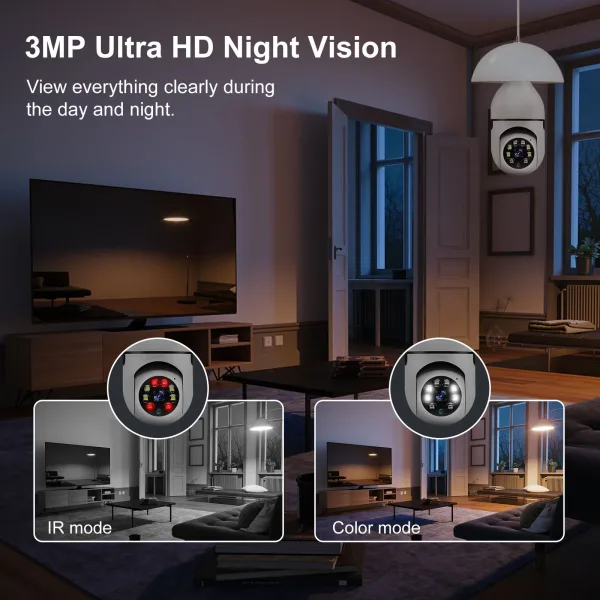 ¡Protege tu hogar ahora! Cámara Wifi con visión nocturna - Imagen 4