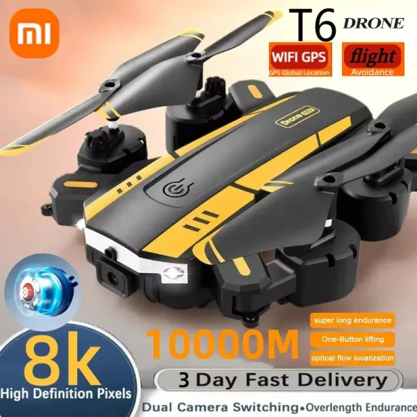 Xiaomi-Dron T6 8K Profesional ¡Haz Tu Pedido Hoy Mismo!