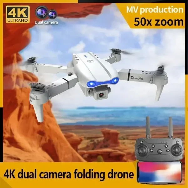 Dron E99Pro 4K Con Cámara HD, ¡Oferta Limitada Hoy! - Imagen 3