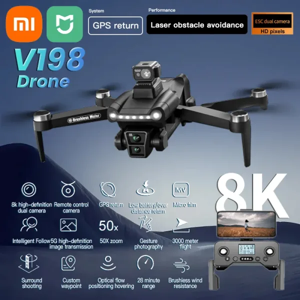 Compra Ahora Xiaomi Mijia V198GPS Drone 4K Profesional