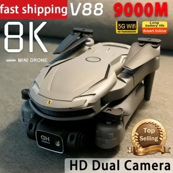 Captura Imágenes Increíbles Con V88 Dron 8K 5G, ¡Compra Ahora!